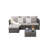 Outdoor Woven Sectional L- Shaped Patio Furniture Set-1996660352