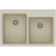 Quartz Classic 33" x 22" x 9-1/2" Double Basin Drop-In Kitchen Sink