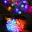 500cm LED Solar Powered 50 - Bulb Cord String Light