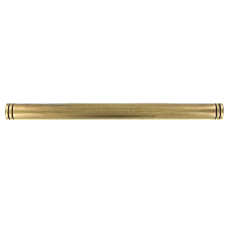 Archimedes Appliance Pull, Antique Brass, Brown