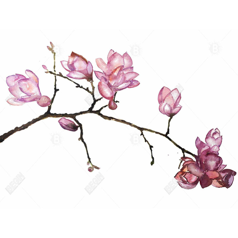 Cherry Blossoms Duvet Cover - Asian Trees Bedroom Decor