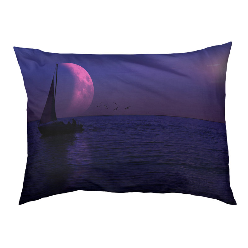 Coussin pour chien Wechsler, Mauve foncé, Très grand (l 52 po x P 42 po x H 17 po)