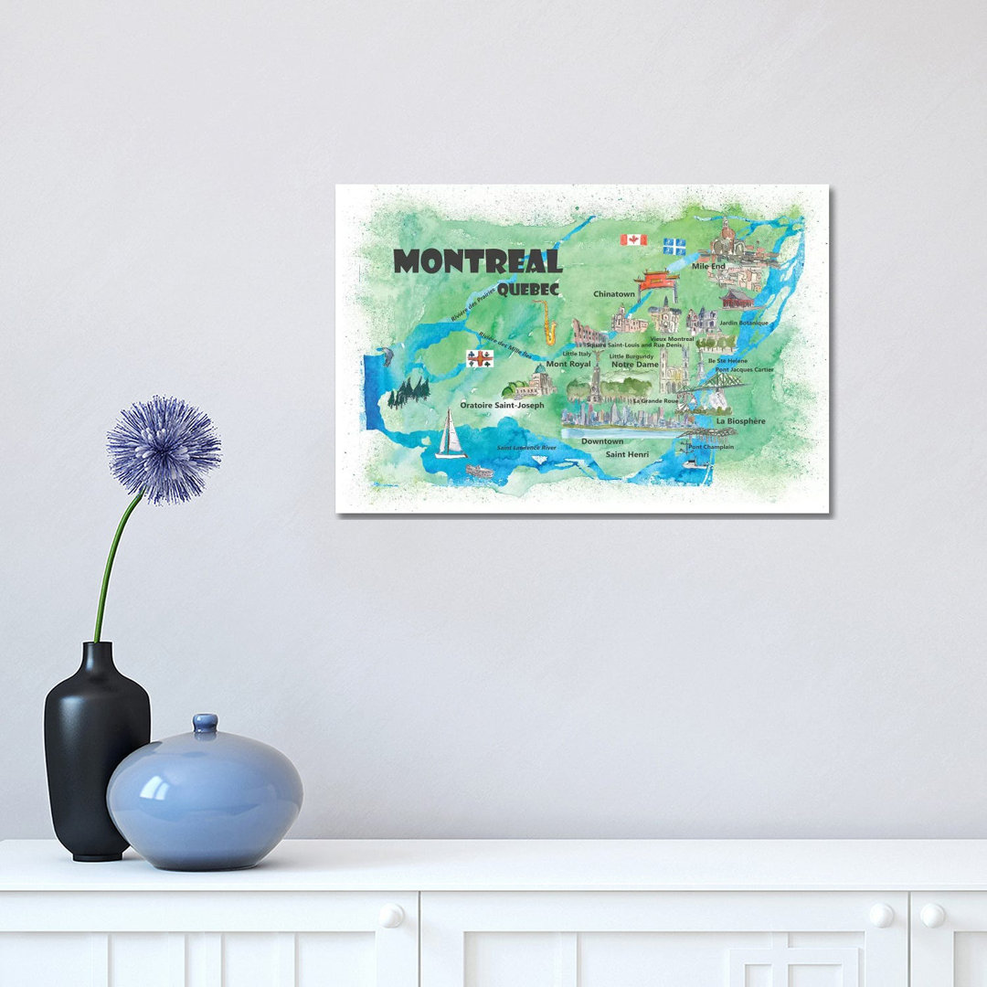 Montreal, Quebec, Canada Travel by Markus & Martina Bleichner - Wrapped Canvas Print