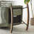 Modern Tufted Teddy Fleece Rocking Chair with Side Pocket, Glider Chair for Nursery & Living Room, Comfy Upholstered Rocker with Wood Sled Base& Metal Frame (Green With Footrest)-836364377