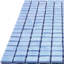 Carreau de mosaïque pour mur et plancher en verre 0,6 po x 0,6 po Skosh