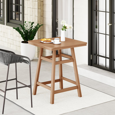 Laguna Square Outdoor Bar Table Yes , 30.8 " W 30.8 " D