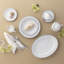 Assiettes plates Noritake Satin Flourish, 10 1/2 po