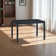 Briar 47"W Black Composite Wood Rectangular Dining Table