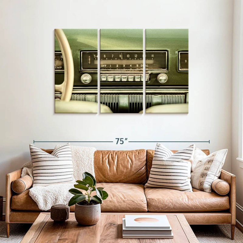 Mehar Retro Vehicle Radio, 36" H x 57" W