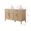 Meuble-lavabo double 54 po avec dessus Sebastiano-111376225