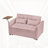 Taliesen Square Arms Loveseat, Sofa Bed-67582600-132976650