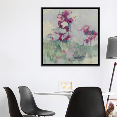 « fuchsia treeline ii », impression sur toile