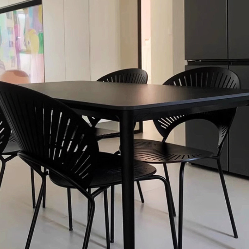 Table rectangulaire rectangulaire rétro, H 29,92 po x L 70,87 po x l 35,43 po
