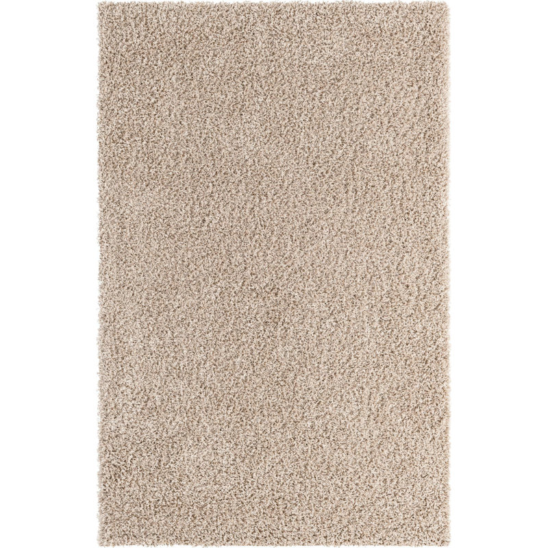 Checotah Handmade Wool Gray Area Rug, Rectangle 5' x 8'