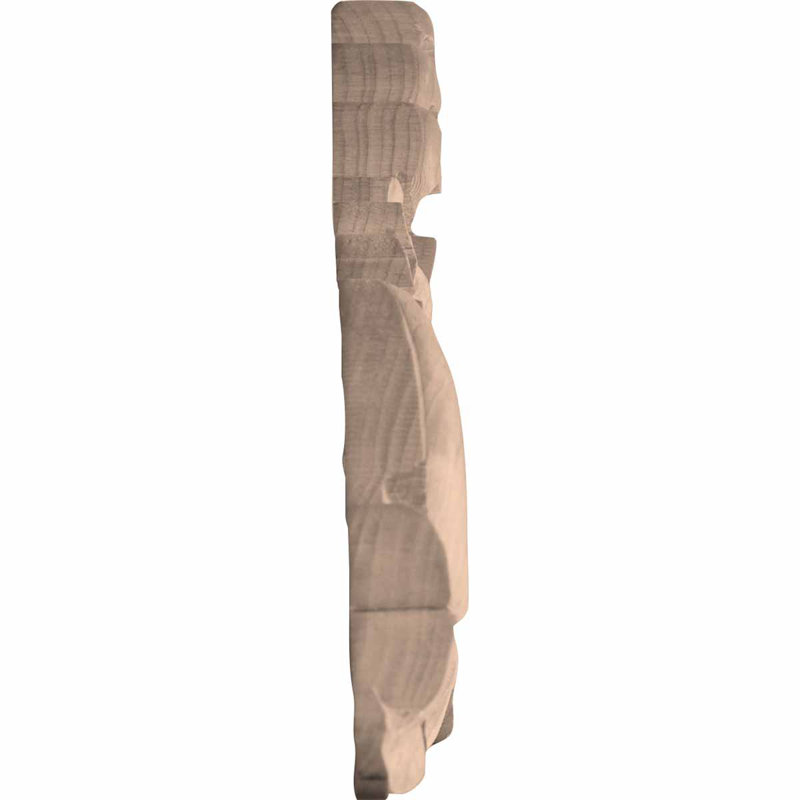 Farmingdale Center with Scrolls, 6 1/4"H x 36 1/2"W x 1"D, Alder
