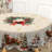 1pc round/rectangular polyester Edelen, Christmas Edelen with pine, snowman, truck, embosed edge, Christmas decorations for dining table, festival party holiday table decoration, perfect festival gift-212865715