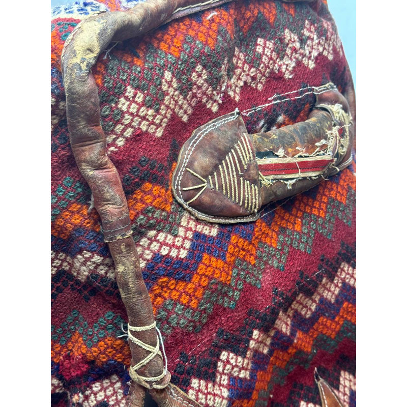 Antique Persian Mafrash Cargo Bag 1'4'' X 3'5''