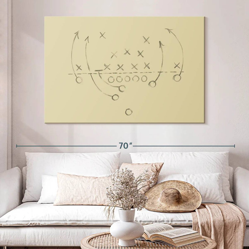 Sireci Playbook I, 34" H x 51" W