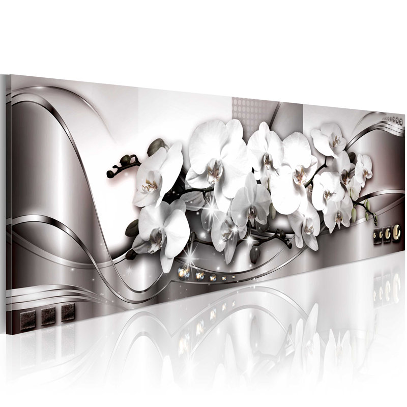 Arrangement de fleurs Ii - impression sur toile panoramique, H 17,7 po x l 53,1 po