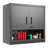 Metal Wall-Mounted Tool Storage Cabinet With Locking Door And 1 Shelf 1 Opened Drawer For Garage Warehouse,Office,Assembly Required, Cabinet