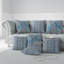 Housse et insert de coussin intérieur / extérieur carré Enchanted Peacock Polyester-434082077-434082064
