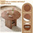 42" Mid-Century Modern Round Dining Table With Storage Base, Seats 4–6-1984970030-1984970028-1984970066