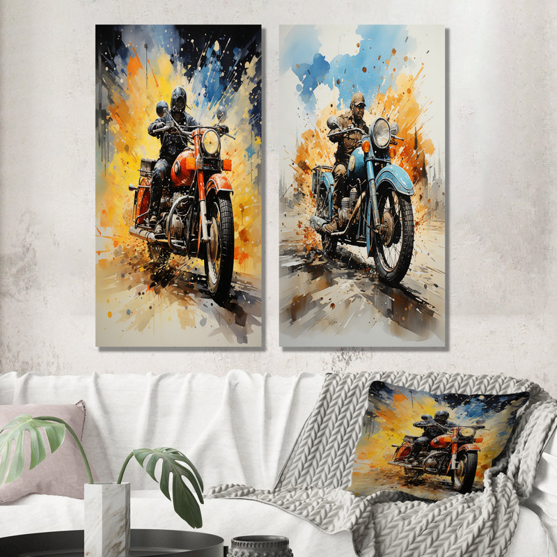 Ensemble de salon industriel 2 pièces, H 28 po x l 25 po, Toile tendue