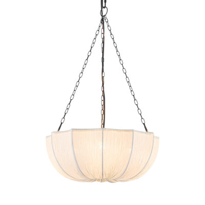 5 - Light Dimmable Bowl Chandelier