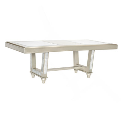 Glamour Style Trestle Table de salle à manger