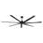 100" Industrial Extra Large Aluminum Blades HVLS Commercial Ceiling Fan with Remote Control, 6-Speed Reversible DC Motor Ceiling Fan without Light for Warehouse/Garage/Shop/Gym-1107146833-1123892362