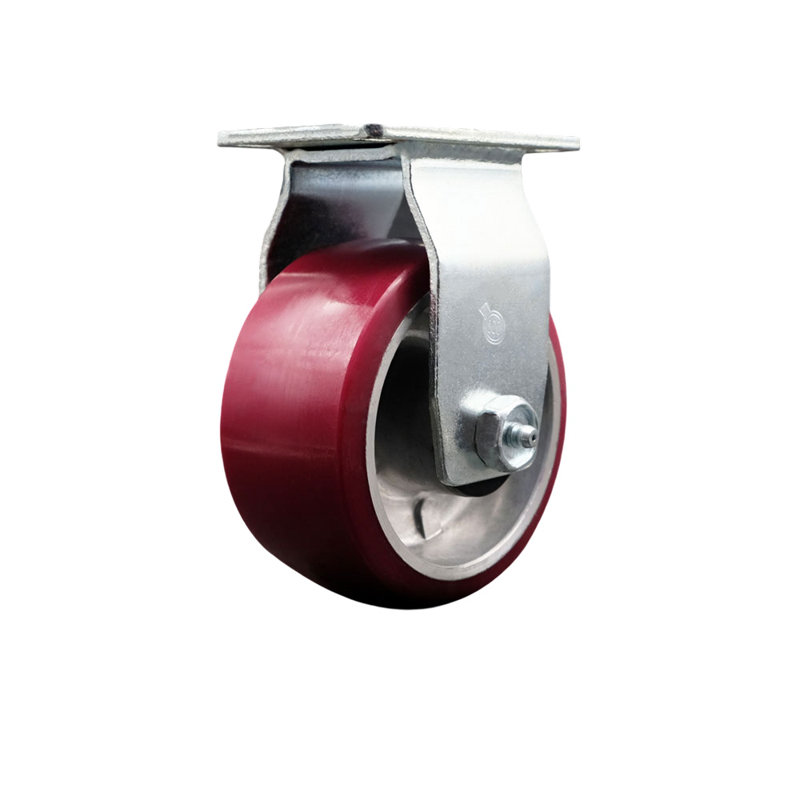Polyuréthane sur roulettes en aluminium