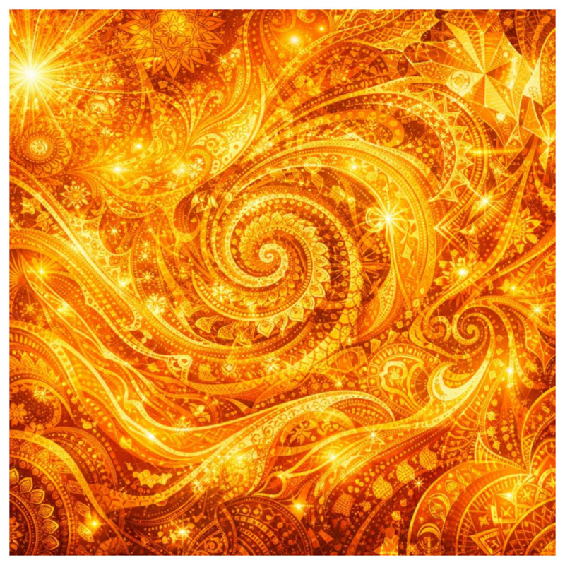 Coussins décoratifs Golden Swirling, 16 x 16 pouces