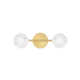 Erick 2 Light Alabaster Dimmable Vanity Light