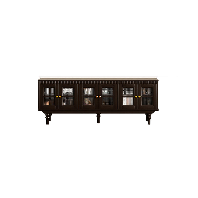 Crédence de rangement en bois massif l 86,61 po