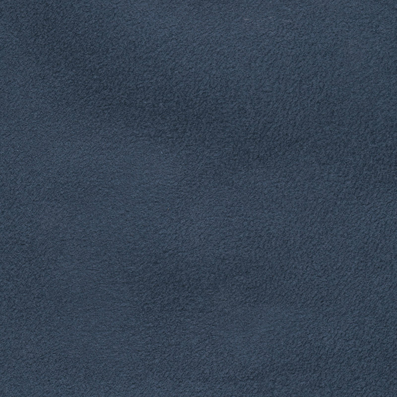 Canapé moderne en microfibre bleu marine, dossier rembourré, mousse 3 résiliente confortable, accoudoirs évasés