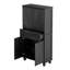 Armoire artistique à géométrie 3D avec solutions de rangement haut de gamme