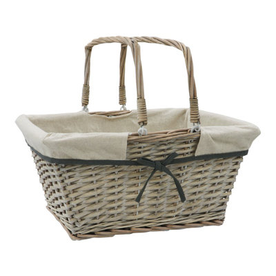 JVL Wicker Decorative Basket