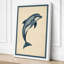 Leaping Dolphin Coastal - Wrapped Canvas-2113617682-2113617707