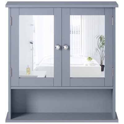  56cm x 58cm Surface Mount Mirror Cabinet