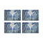 Dimanche a Paris Pebble 17.5" Vinyl Placemat-50837113