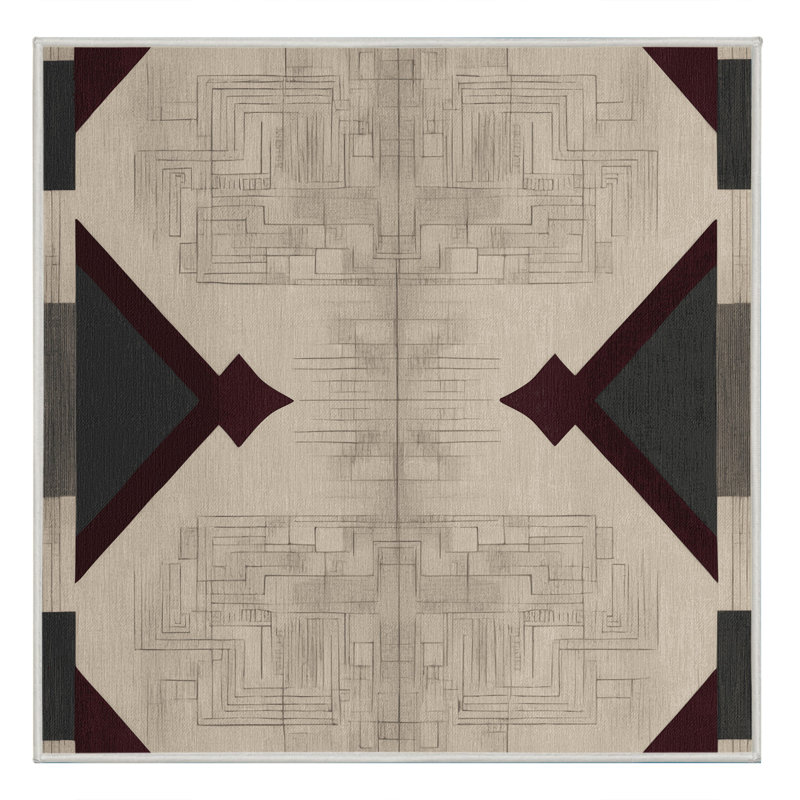 Heritage Loom Rug, Square 5'