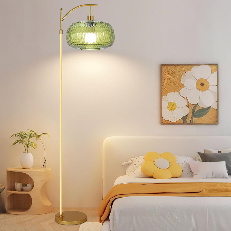 Living Room Glass Floor Lamp