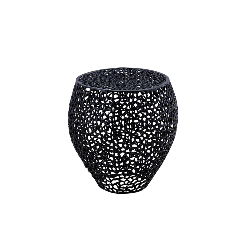 Modern End Table, Black