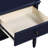 Emmett 2 Drawer Nightstand - Midnight Blue (Only Nightstand)-501241480