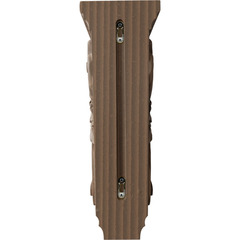 Support en bois / corbeau H 18 po x l 6 po x P 7,5 po, Noyer