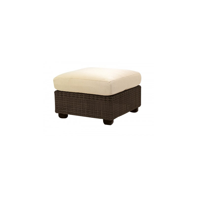 Montecito Outdoor Ottoman, Brisa Lasso Distressed