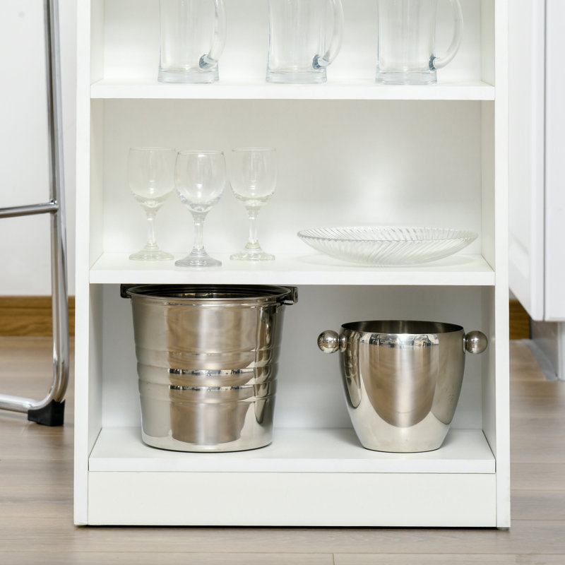 Fiorot Bar Table, Grey/White