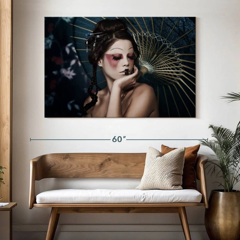 Maquillage de la Shisworth moderne Geisha, H 34 po x l 51 po
