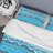 Blue Striped Pattern - Abstract Duvet Cover Set - Microfiber Polyester-2125177141