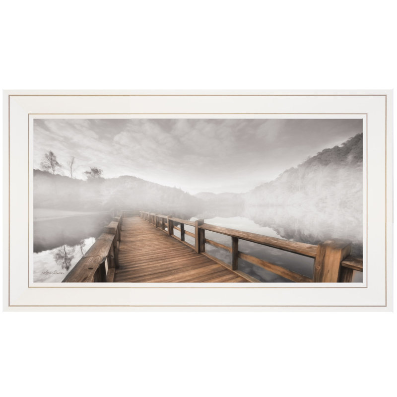 « lake cherokee dock i », reproduction d’impression encadrée